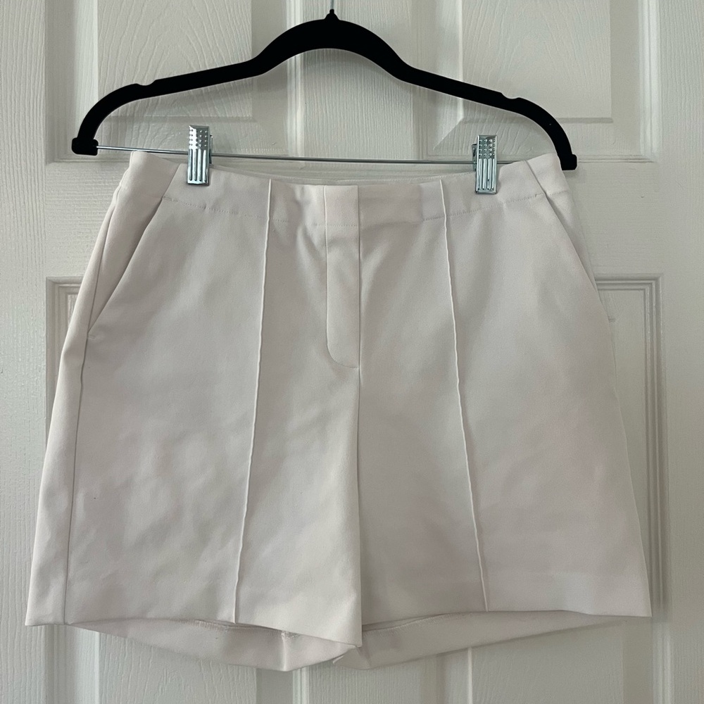 Rachel Zoe High Waist White Shorts